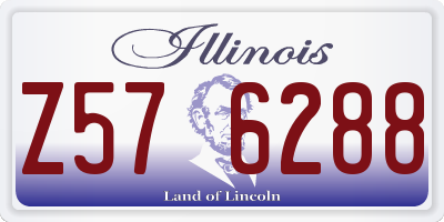 IL license plate Z576288
