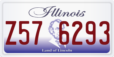 IL license plate Z576293