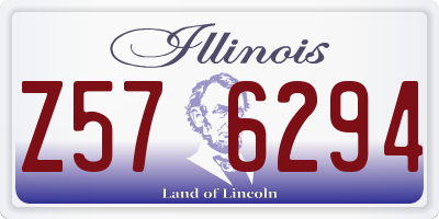 IL license plate Z576294
