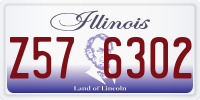 IL license plate Z576302