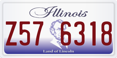 IL license plate Z576318