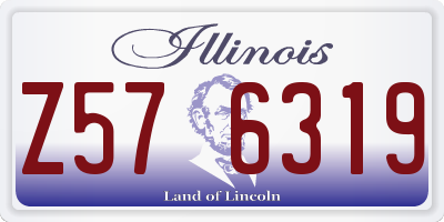 IL license plate Z576319