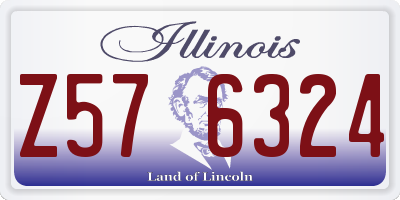 IL license plate Z576324