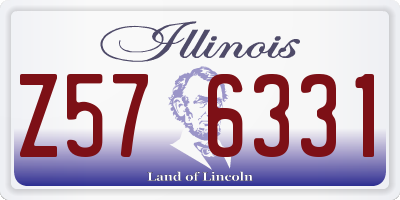IL license plate Z576331