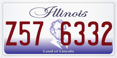 IL license plate Z576332