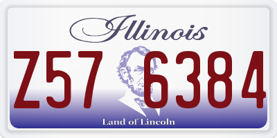 IL license plate Z576384