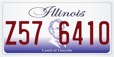 IL license plate Z576410