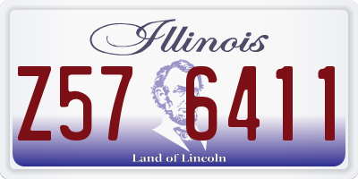 IL license plate Z576411