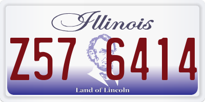 IL license plate Z576414