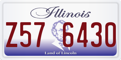 IL license plate Z576430