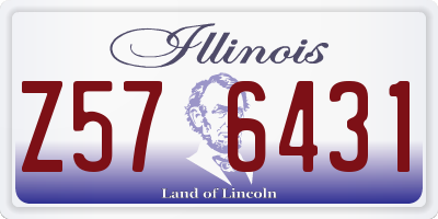IL license plate Z576431