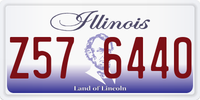 IL license plate Z576440