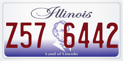 IL license plate Z576442