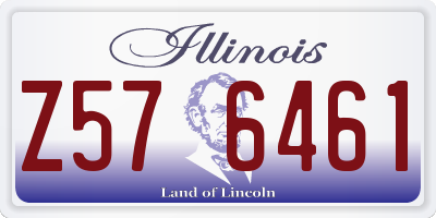IL license plate Z576461