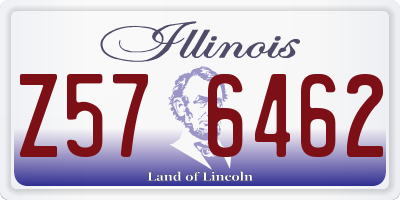 IL license plate Z576462