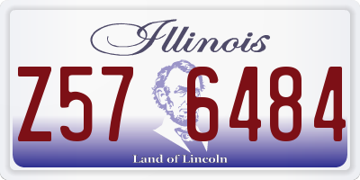 IL license plate Z576484