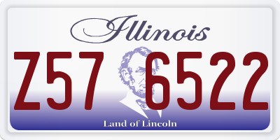 IL license plate Z576522