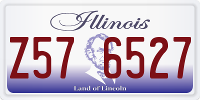 IL license plate Z576527