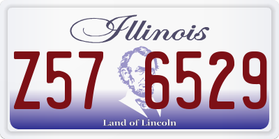 IL license plate Z576529
