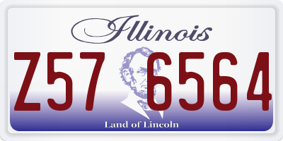IL license plate Z576564
