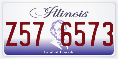 IL license plate Z576573
