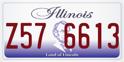 IL license plate Z576613