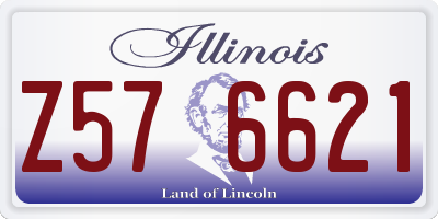 IL license plate Z576621