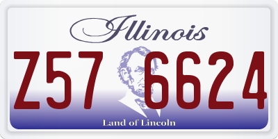 IL license plate Z576624