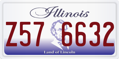IL license plate Z576632