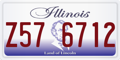 IL license plate Z576712