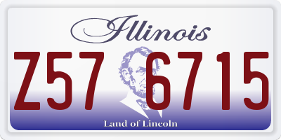 IL license plate Z576715