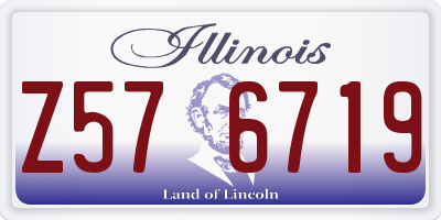 IL license plate Z576719