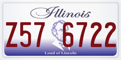 IL license plate Z576722