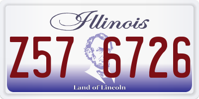 IL license plate Z576726