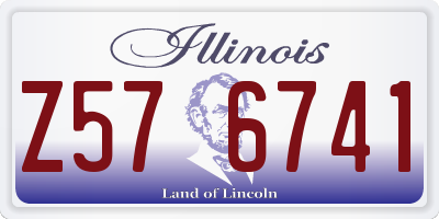 IL license plate Z576741