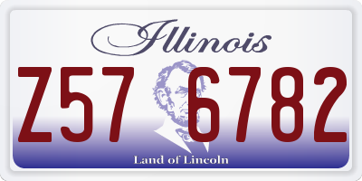 IL license plate Z576782