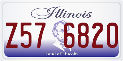 IL license plate Z576820