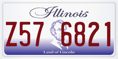 IL license plate Z576821
