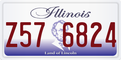 IL license plate Z576824
