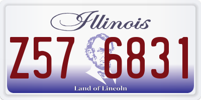 IL license plate Z576831
