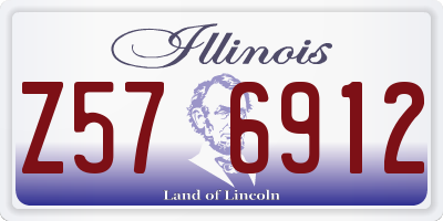 IL license plate Z576912