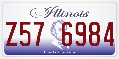 IL license plate Z576984