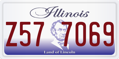 IL license plate Z577069