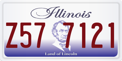 IL license plate Z577121