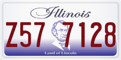 IL license plate Z577128