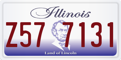 IL license plate Z577131
