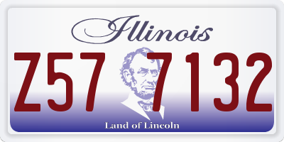 IL license plate Z577132