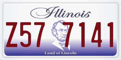 IL license plate Z577141