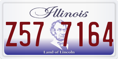 IL license plate Z577164