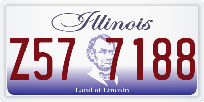 IL license plate Z577188